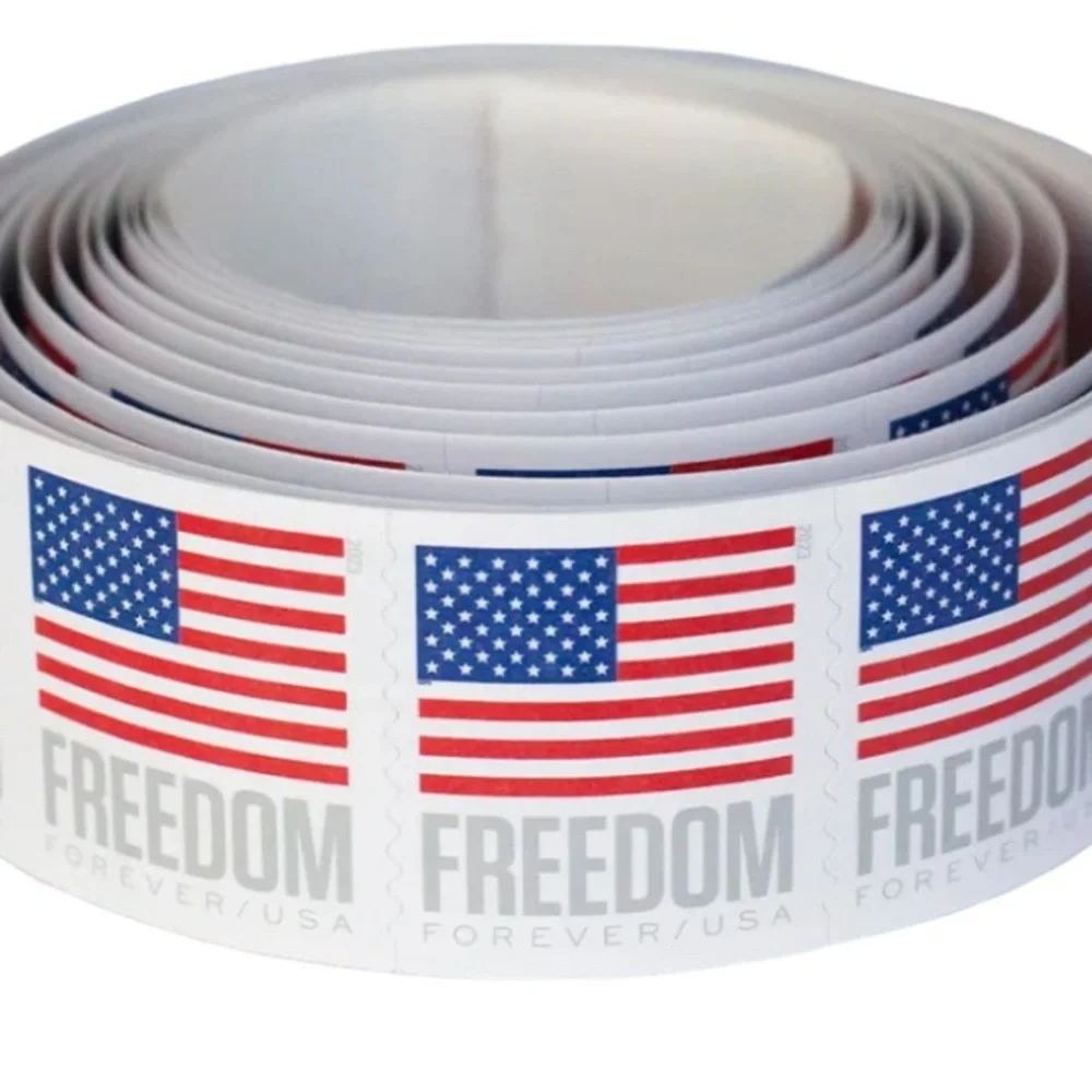 Forever Roll 100 Forever U.S Flag Postage